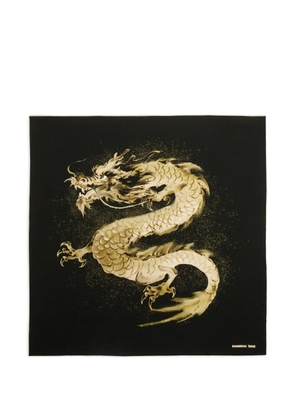 Shanghai Tang Watersky dragon-print scarf - Black