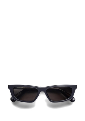 Jacquemus Trapezi rectangle-frame sunglasses - Silver