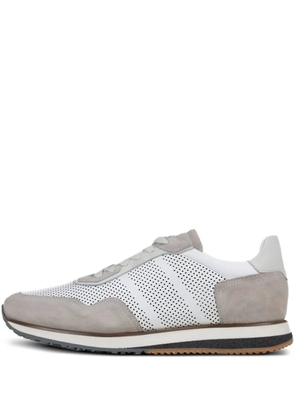 Poche Paris perforated sneakers - Grey