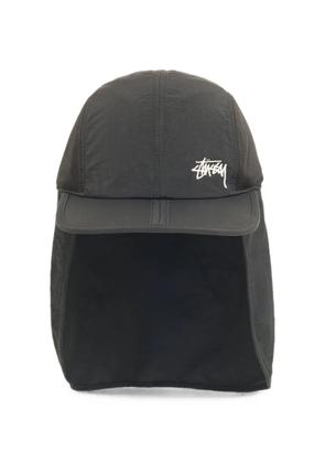 Stüssy logo-embroidered hat - Black