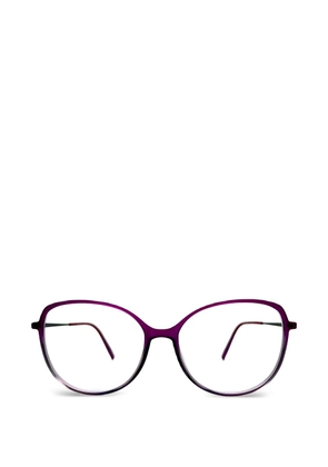 Silhouette cat-eye glasses - Purple