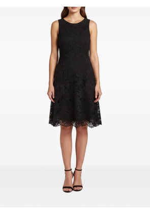 SANDRO guipure lace sleeveless midi dress - Black