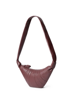 LEMAIRE small Croissant bag in leather - Brown