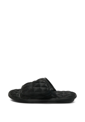Balenciaga Pre-Owned quilted satin slides - Black