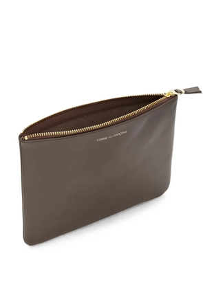 Comme Des Garçons Wallet Classic leather pouch - Brown