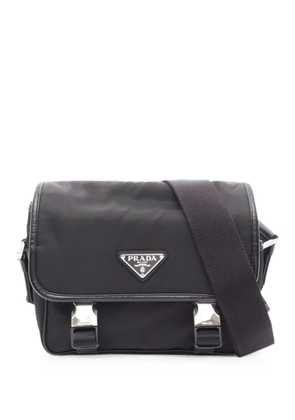 Prada Pre-Owned 2010s Re-Nylon Tessuto Saffiano messenger bag - Black