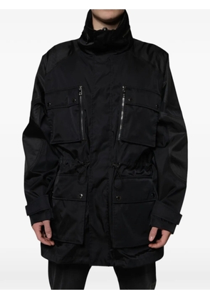 Dolce & Gabbana multi-pocket high-neck parka - Black