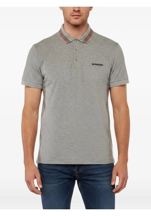 Burberry Pre-Owned Icon-Stripe polo shirt - Grey