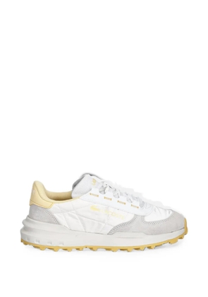 Lacoste panelled quilted sneakers - White