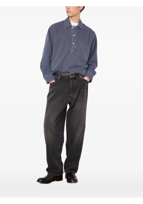 Officine Generale Jordy button-down chest-pocket shirt - Blue