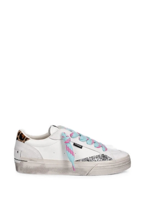 Crime London Soho glitter-details sneakers - White