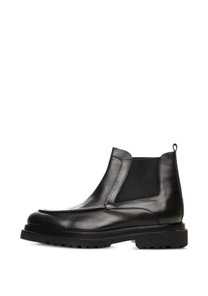Poche Paris panelled ankle boots - Black