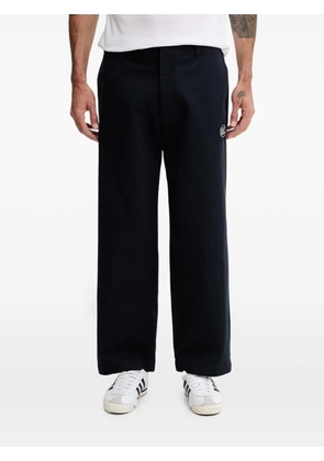 Ea7 Emporio Armani logo-patch trousers - Blue