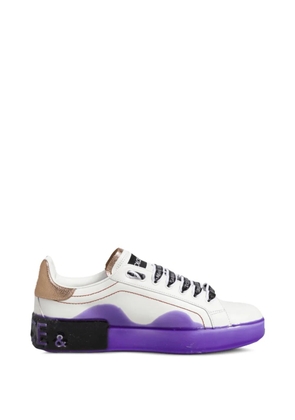 Dolce & Gabbana logo-print sneakers - White