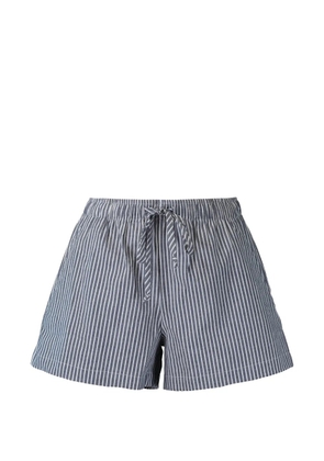 The Lady And The Sailor striped shorts - Blue