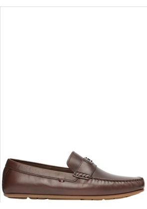 Tommy Hilfiger leather loafers - Brown