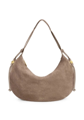Coccinelle medium Thess suede tote bag - Neutrals