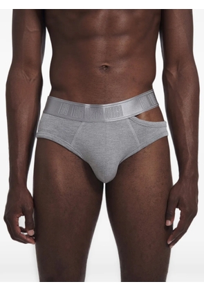 LGN LOUIS GABRIEL NOUCHI asymmetric cut-out briefs - Grey