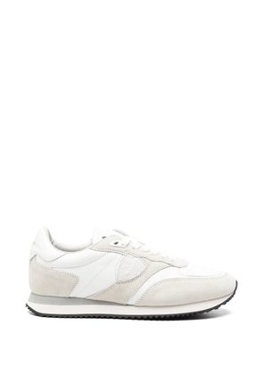 Philippe Model Paris BLVille panelled leather sneakers - White