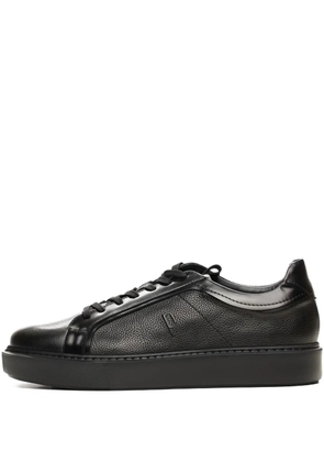 Poche Paris leather sneakers - Black