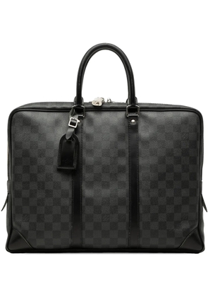 Louis Vuitton Pre-Owned 2011 Damier Graphite Porte Documents Voyage PM business bag - Black