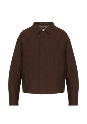 MM6 Maison Margiela concealed-fastening jacket - Brown
