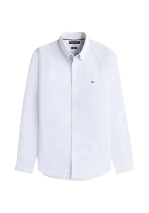 Tommy Hilfiger logo-embroidered shirt - Blue
