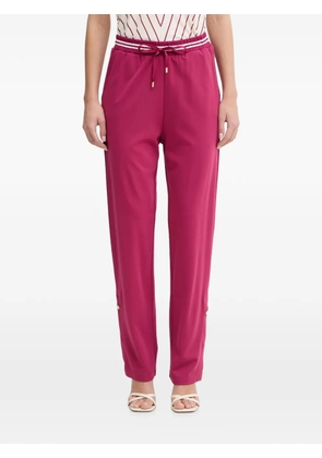 LIU JO drawstring-waist track pants - Pink