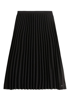 Tommy Hilfiger pleated midi skirt - Black