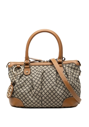 Gucci Pre-Owned 2000-2015 Diamante Canvas Sukey satchel - Neutrals