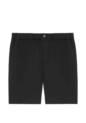 Lyle & Scott logo-embroidered twill shorts - Black