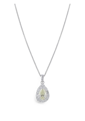 LB Exclusive diamond pendant necklace - Silver