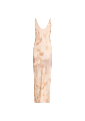 L'Agence Akiya tie-dye maxi dress - Neutrals