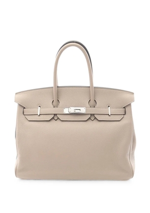 Hermès Pre-Owned 2010 Birkin 35 Togo leather tote bag - Neutrals