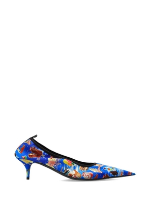 Balenciaga Avenue ice-cream-print pumps - Blue