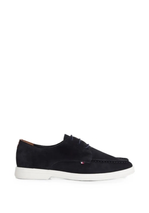 Tommy Hilfiger Moc Toe suede lace-up Derby shoes - Blue