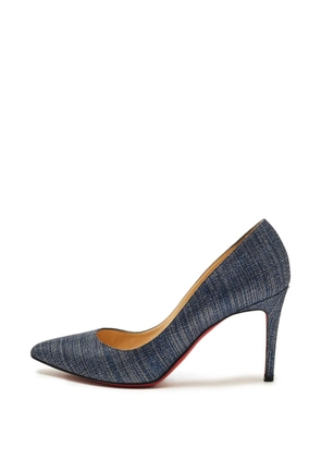 Christian Louboutin Pre-Owned Pigalle Follies pointed-toe heeled pumps - Blue