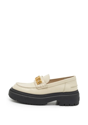 Fendi Pre-Owned Fendigraphy platform loafers - Neutrals