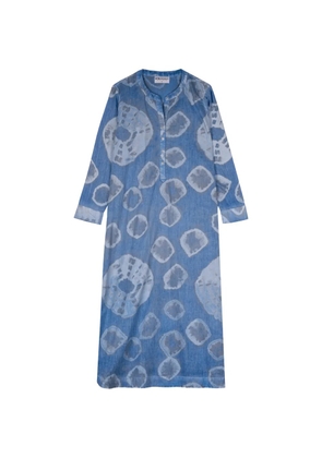 one season Moroccan Foil Bazaar maxi dress - Blue