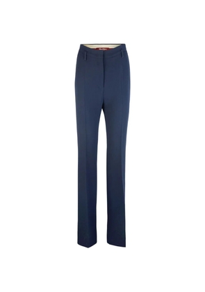 Max Mara belt-loop button-fastening tailored trousers - Blue