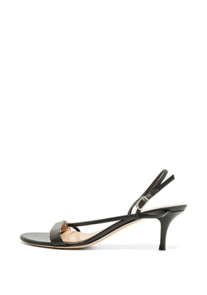 Gianvito Rossi Manhattan buckle-fastening heeled sandals - Black