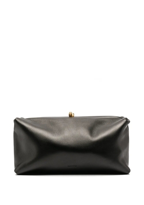 Jil Sander rectangular zipped clutch - Black