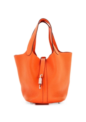 Hermès Pre-Owned Picotin Lock Bag Clemence PM bucket bag - Orange