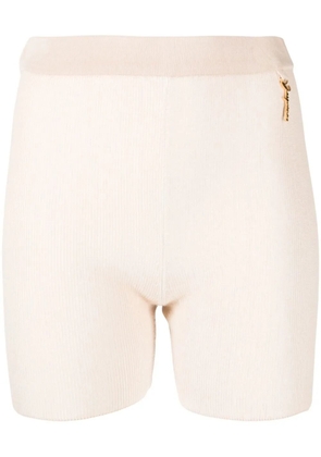 Jacquemus Le short Pralu knitted shorts - Neutrals