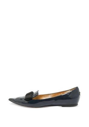 Jimmy Choo Pre-Owned Love pointed-toe ballet flats - Blue