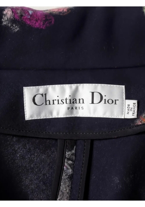 Christian Dior Pre-Owned 2010s double-breasted coat - Blue