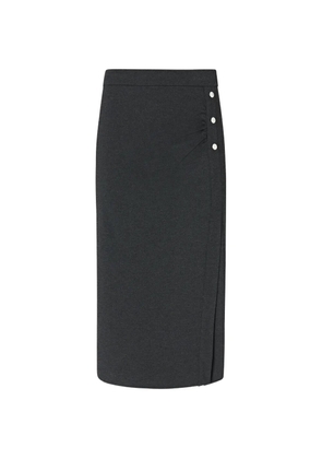 PINKO button-detail pencil skirt - Grey