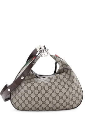 Gucci Pre-Owned Attache Shoulder Bag GG Coated Canvas Medium hobo bag - Brown