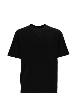 Drôle De Monsieur slogan-print cotton T-shirt - Black