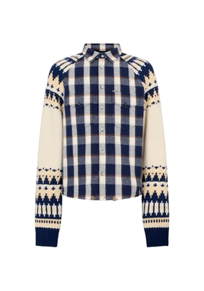 DSQUARED2 classic check drawstring shirt - Neutrals